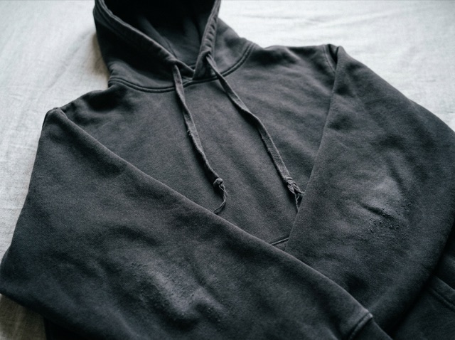 Worn training hoodie